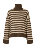 Lulu Ls Knit Roll Neck - Dachshund Birch