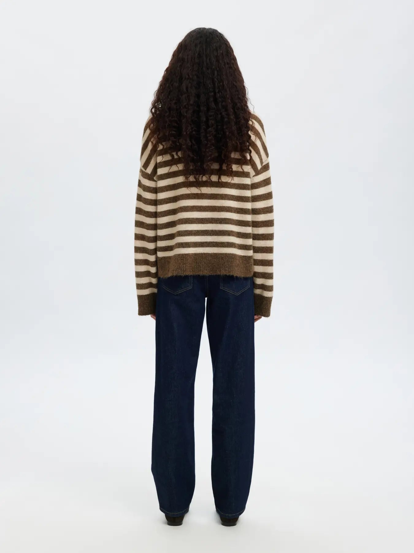 Lulu Ls Knit Roll Neck - Dachshund Birch