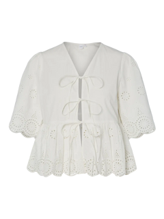 Yascornelia 2/4 Tie Top - Star White