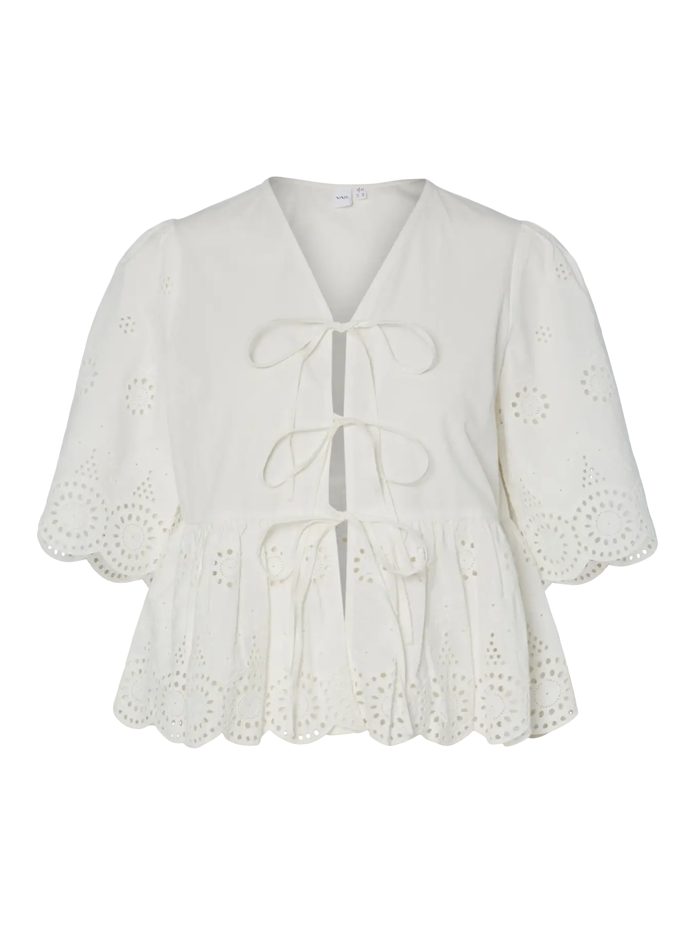 Yascornelia 2/4 Tie Top - Star White