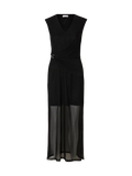 Olga Sl Slim Ankle Dress - Svart