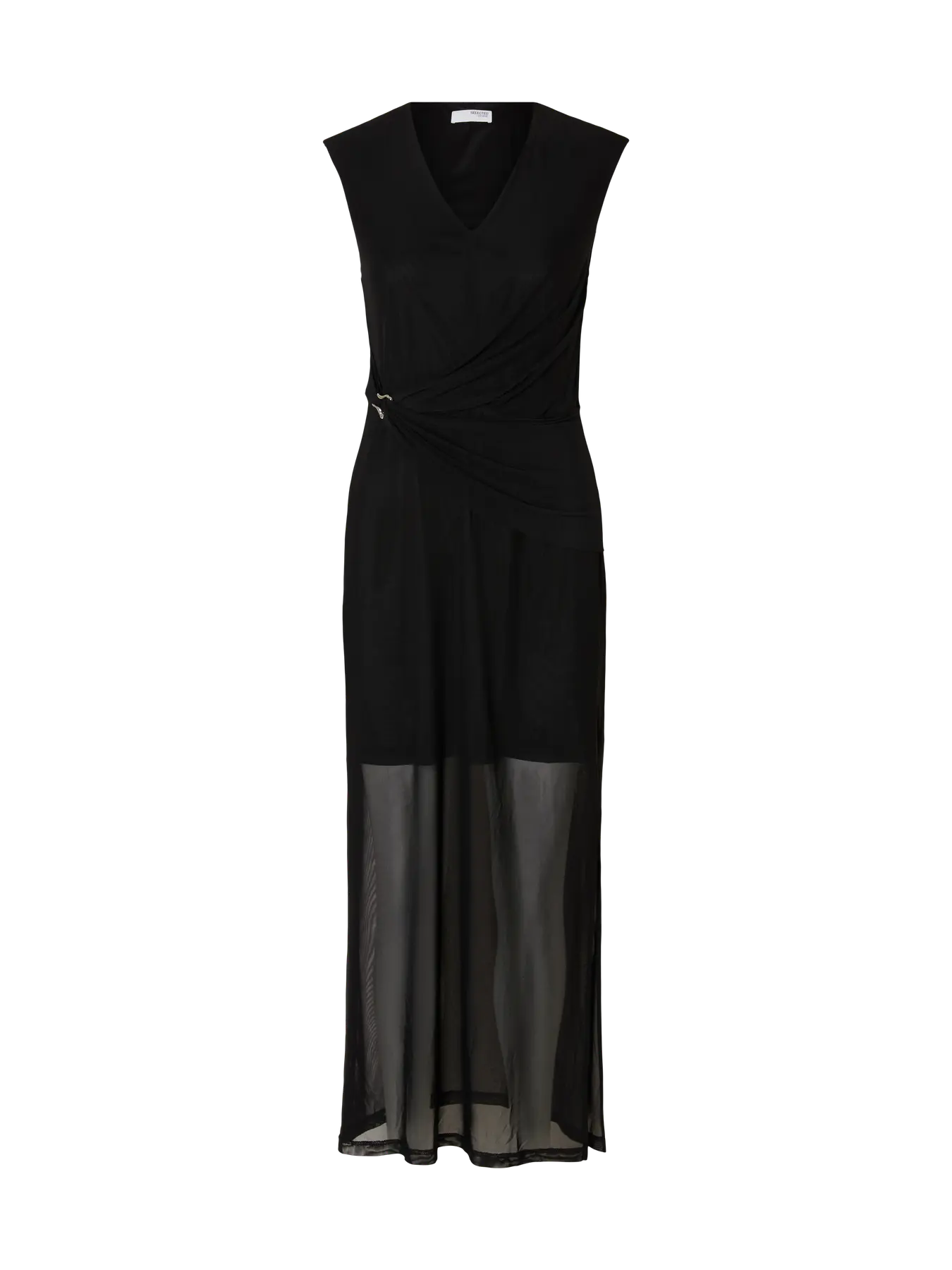 Olga Sl Slim Ankle Dress - Svart