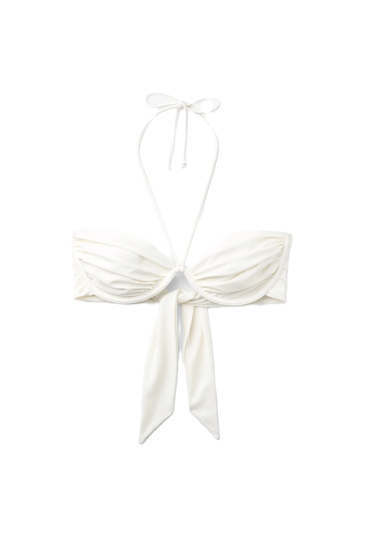 Billow Bikinitopp - Pearl White