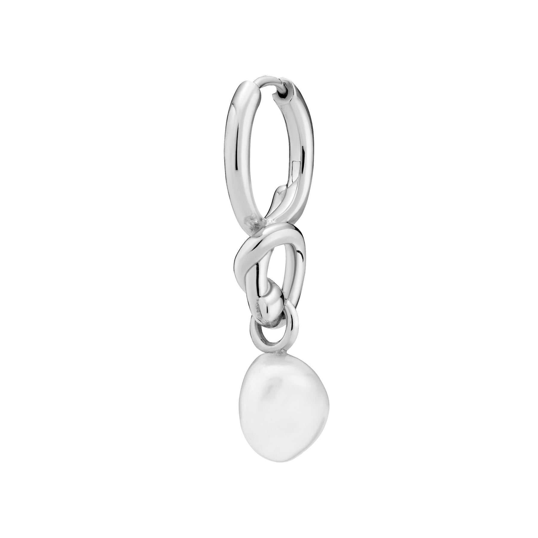 Birds Nest Earring - Silver