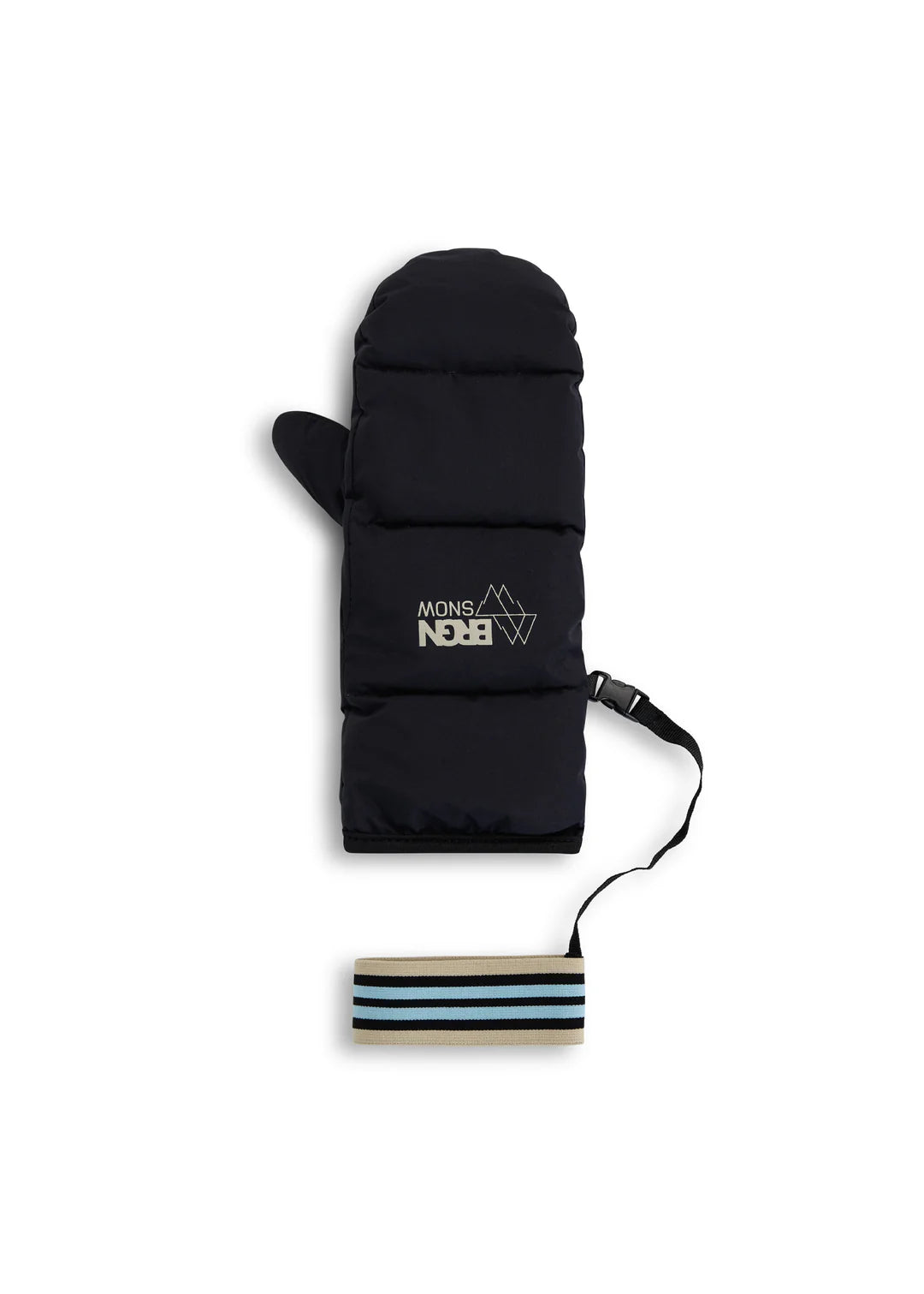 Brgn Snow Mittens - New Black