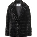 Bailey Faux Fur Coat Short - Svart