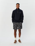 Ballier Half-Zip Track Sweatshirt - Dark Navy