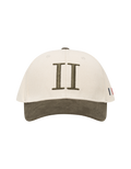 Baseball Cap Suede II - Ivory/Olive Night