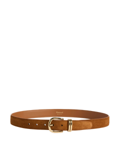 Beatrice Belt - Suede Bourbon