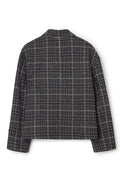 Becky Checked Jacket - Grey Mel Check