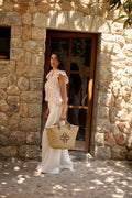 Bente Leather Sunny Bag - Beige