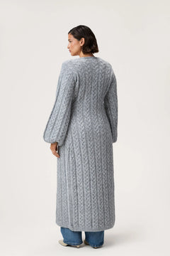 Biella Cardigan - Grey Melange