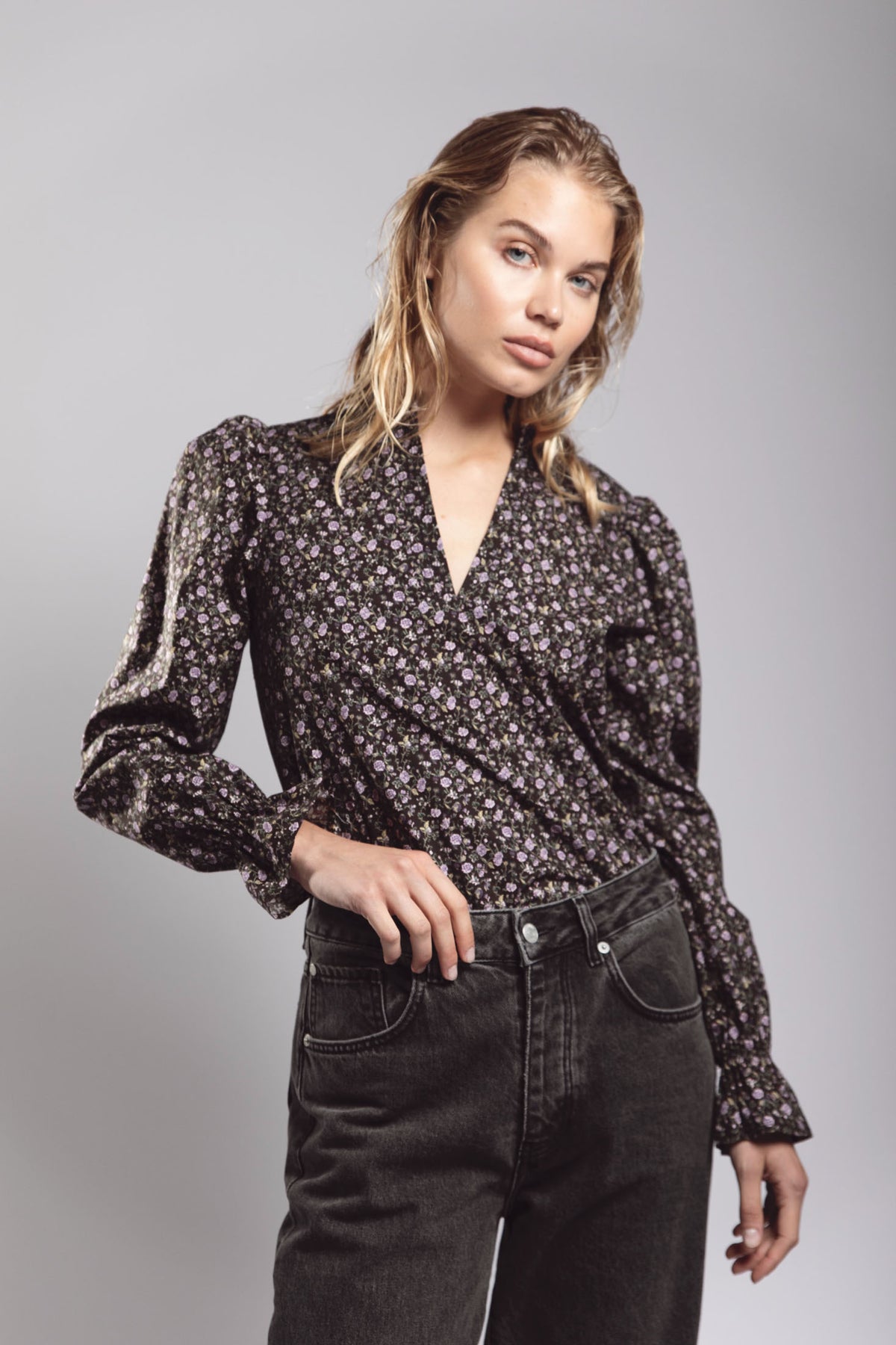 Jenny Blouse - Lilac Hazel Print