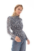 Anneli Blouse - Blue Dawn Print