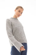 Aron Knit - Grey Stripe