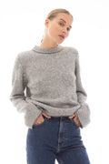 Aron Knit - Grey Stripe