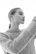 Aron Knit - Grey Stripe