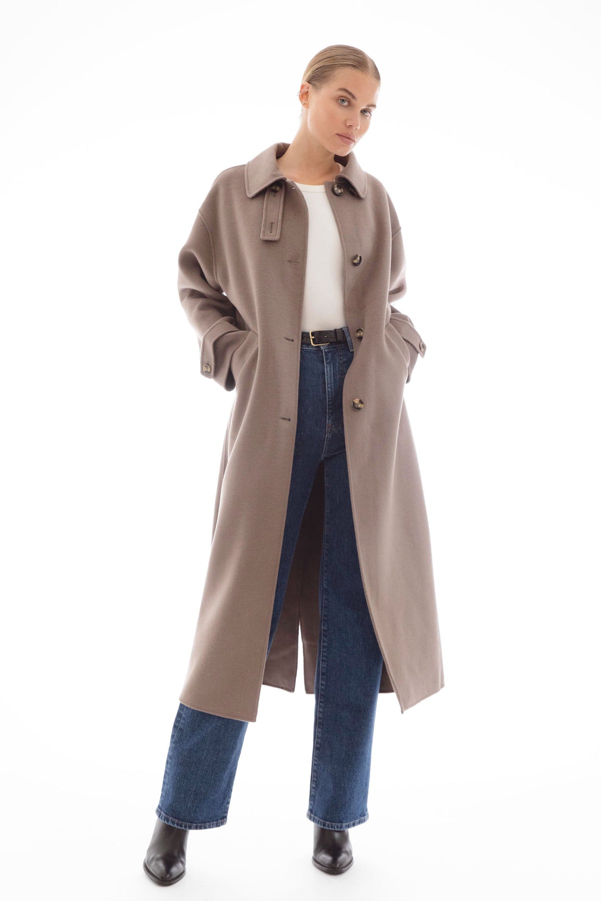 Amelia Coat - Taupe