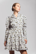 Anouk Dress - White Harvest Print