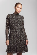 Ariel Dress - Green Amber Print