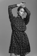 Ariel Dress - Green Amber Print