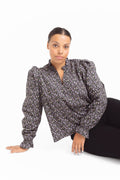 Jenny Blouse - Lilac Hazel Print