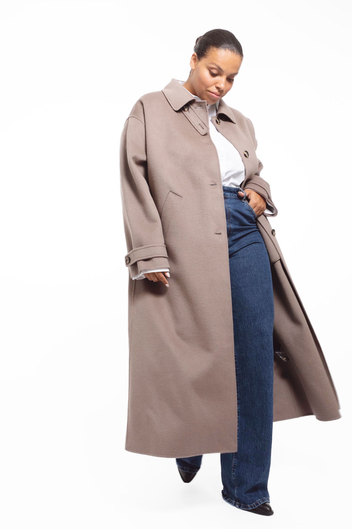 Amelia Coat - Taupe