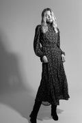 Alva Dress - Green Amber Print