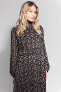Alva Dress - Green Amber Print