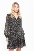 Avory Dress - Green Amber Print