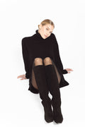 Siwa Suede Knee Boot - Black