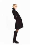 Siwa Suede Knee Boot - Black