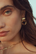 The Oyster Earrings - Guld