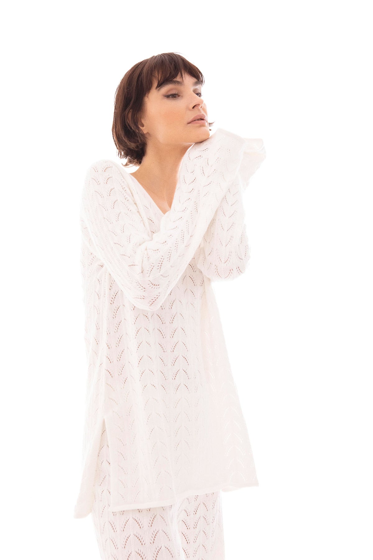 Cabana Sweater - White