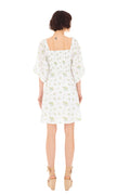 Michelle Dress - Mint Rose Print