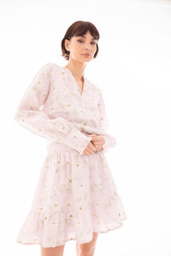 Miriam Blouse - Lavender Peony Print