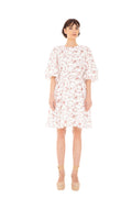 Clara Dress - Red Ornament Print