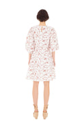 Clara Dress - Red Ornament Print