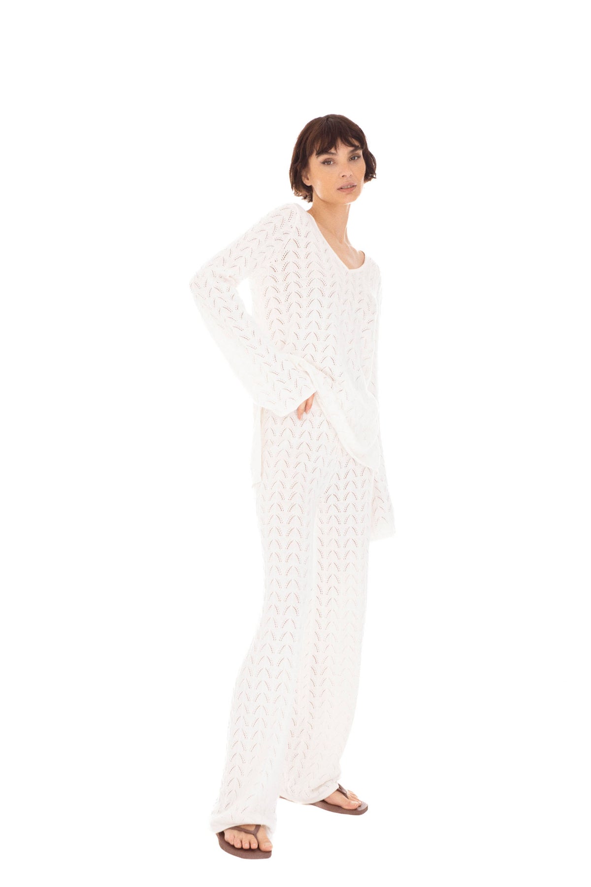 Cabana Sweater - White