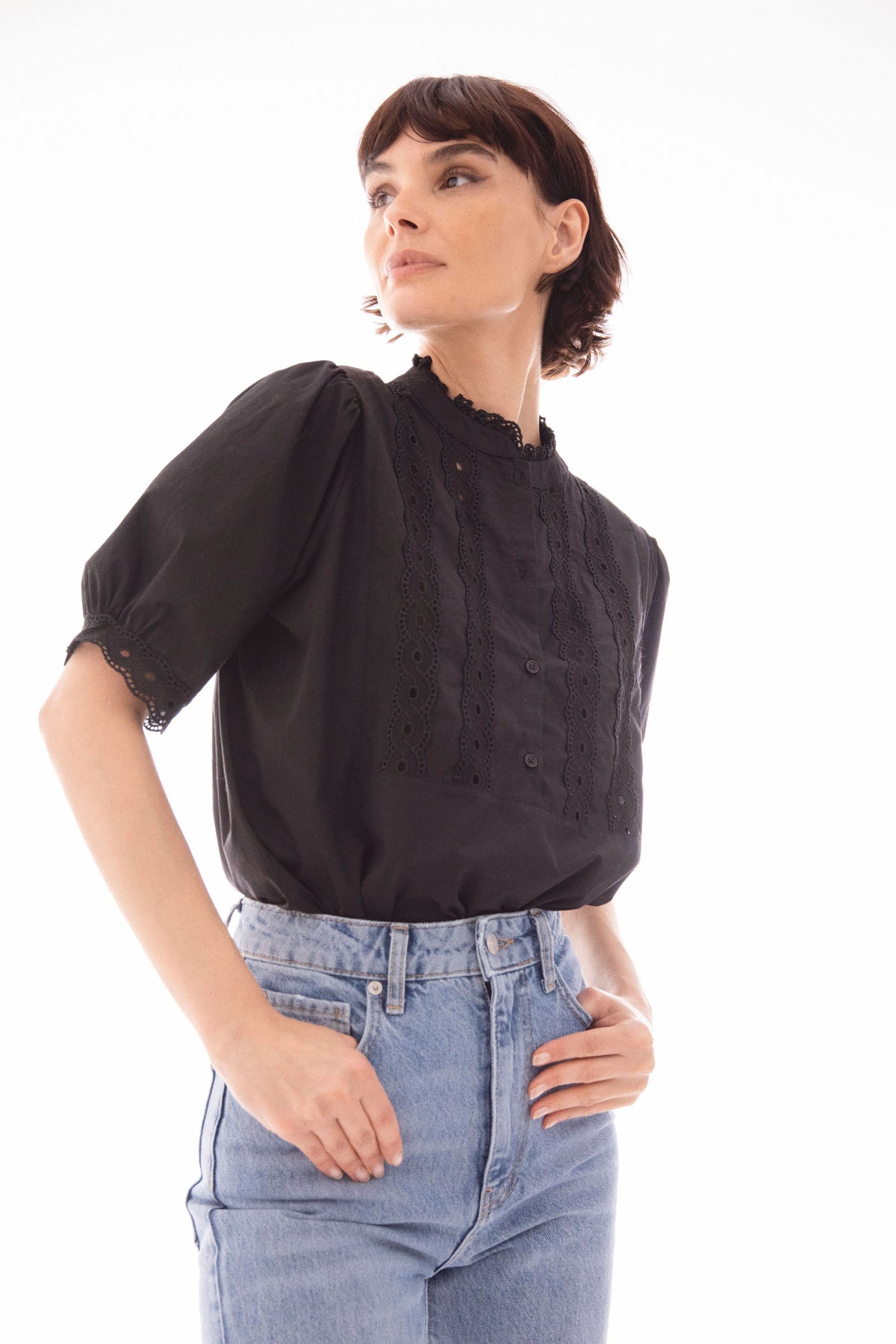 Fiola Blouse - Black