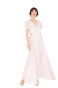 Elise Dress - Lavender Peony Print