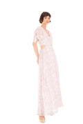 Elise Dress - Lavender Peony Print