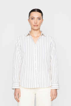 Fana Shirt - Cream Stripe