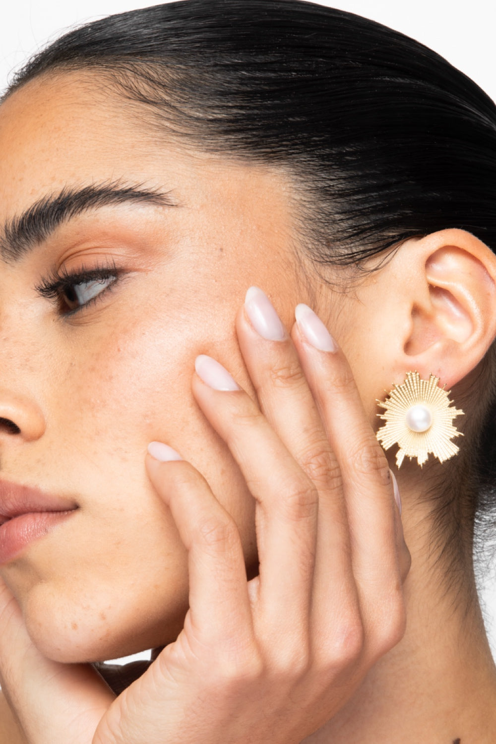 The Beam Earrings - Gold
