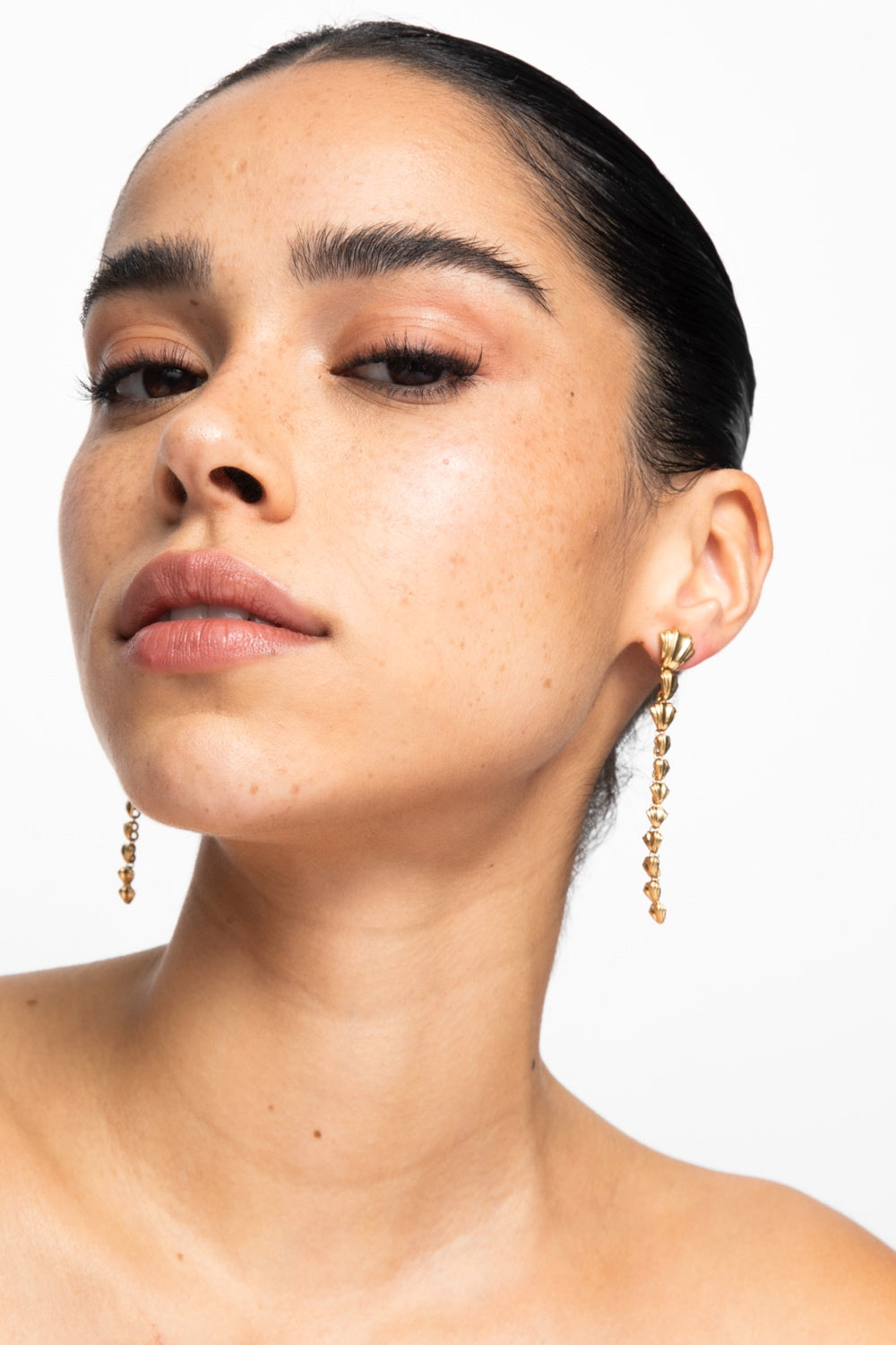 The Long Shell Earrings - Guld