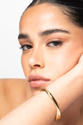 The Wave Bangle - Guld