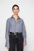 Fritila Shirt - Dark Navy Stripe