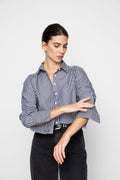 Fritila Shirt - Dark Navy Stripe