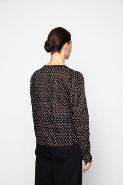 Dune Blouse - Taupe Flower Print