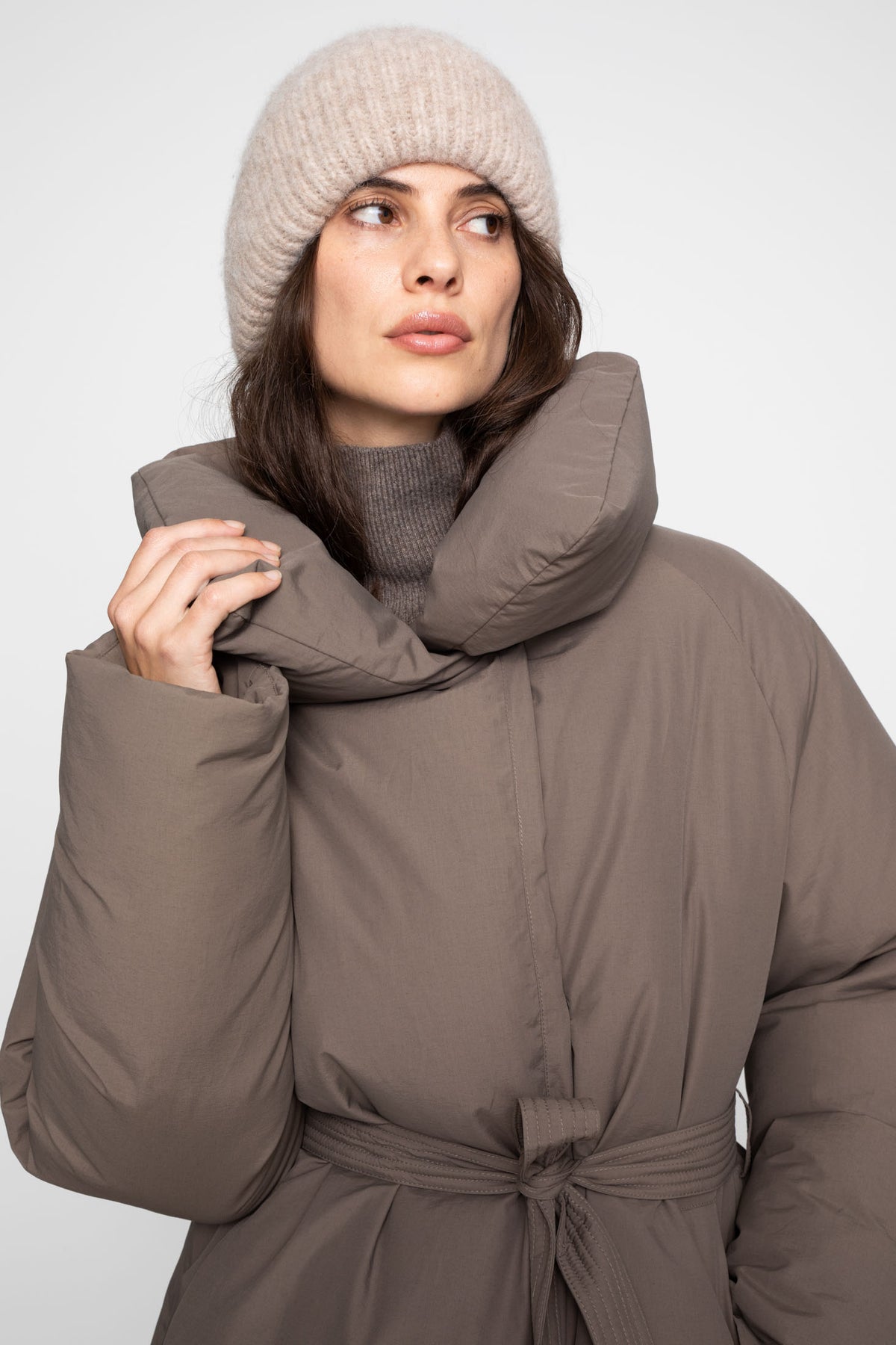 Ayla Beanie - Light Taupe